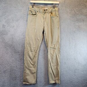 Levis 511 Jeans Womens 18 Beige Denim Cotton Mid Rise Straight Leg 5 Pockets